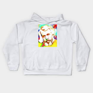 Thomas Carlyle Colourful Portrait | Thomas Carlyle Artwork 6 Kids Hoodie